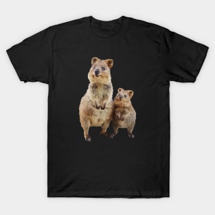 Quokka with Baby Cute Australian Teddy Bear T-Shirt